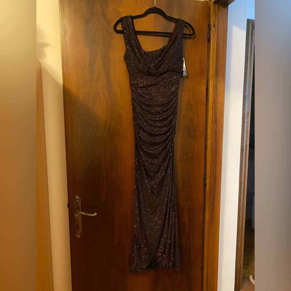 NV couture black and sparkle dress